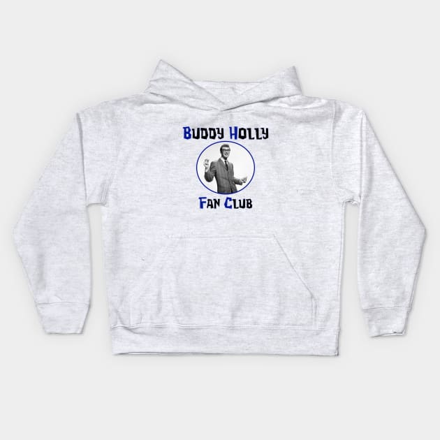 Buddy Holly Fan Club Kids Hoodie by Vandalay Industries